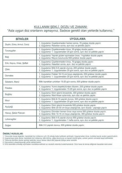 Etidot-67 Borlu Gübre 20 Kg. modelleri