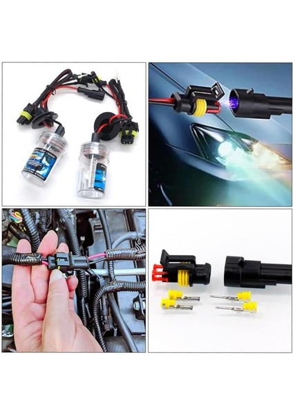 Powermaster PM-28532 Hıd Jst Konnektör Seti Oto Elektrik Kablo Soketleri Su Geçirmez 352 Parça fiyatları