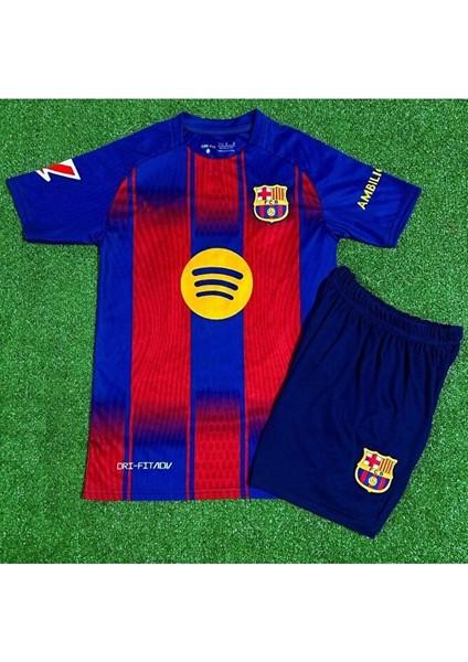 Barcelona 2026 Lamine Yamal 10/ Çocuk Forması (Bordo) 4 Lü Set fiyatları