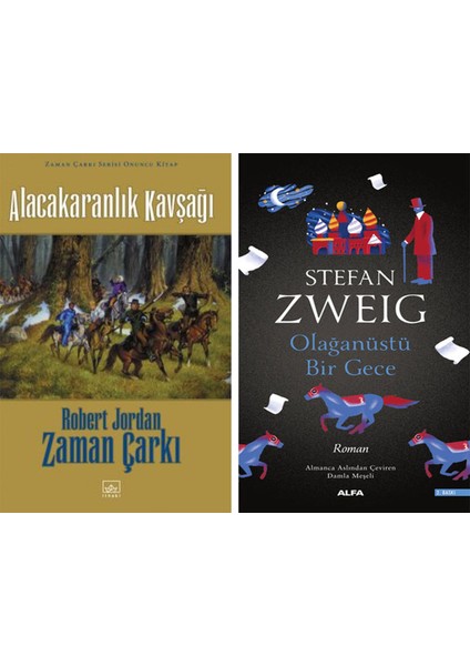 Zaman Çarkı Serisi 10: Alacakaranlık Kavşağı (Ciltli) + Olağanüstü Bir Gece