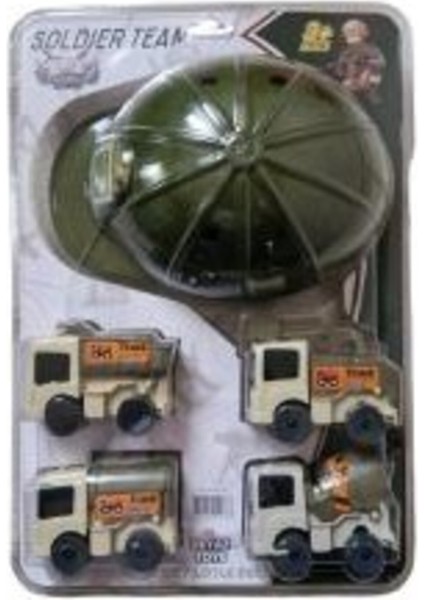 Eğlenceli Kasklı Asker Seti