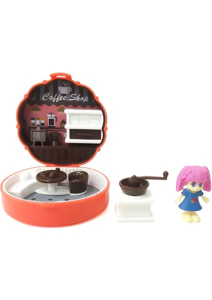 Taşınabilir Dollhouse Mini Figür Sürpriz Paket modelleri