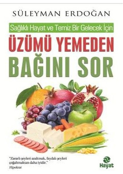 Sağlıklı Hayat ve Temiz Bir Gelecek Için Üzümü Yemeden Bağını Sor