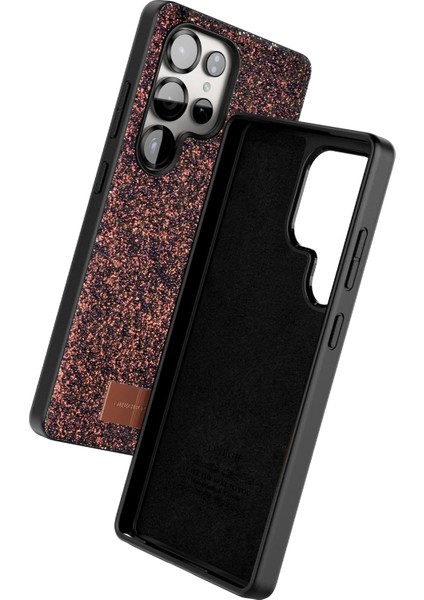 Samsung Galaxy S23 Ultra Uyumlu Kılıf Parlak Taş ve Sim Işlemeli Kamera Çıkıntılı Sert Silikon Kapak fiyatları