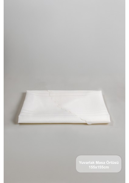 Dream Masa Örtüsü Dertsiz Yuvarlak Krem (160X160 Cm) fırsatları