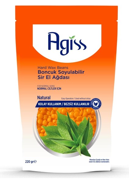 Agiss Boncuk Ağda Natural Şişe 220 gr