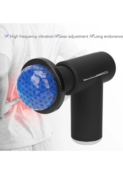 Sıcak ve Soğuk Terapili Masaj Tabancası - Şarjlı Isıtmalı Masaj Cihazı - Sporcu Masaj Aleti