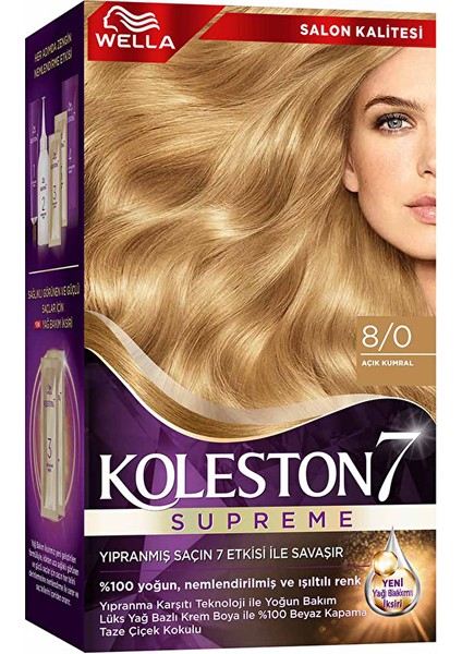 Koleston Saç Boyası 8/0 Açık Kumral