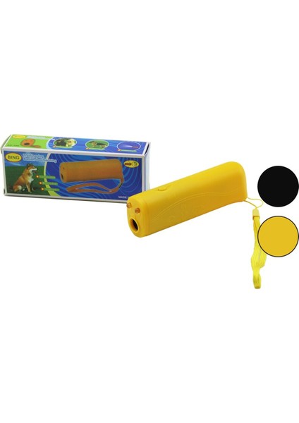 Pilli 2in1 Köpek Kovucu - Fener İp Taşıma Kulplu Sesli=20khz=insan Duyamaz (4915)