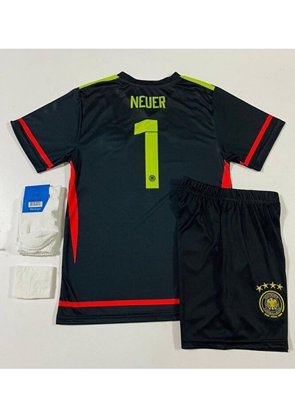 Almanya Euro 2024 Manuel Neuer //1 Kaleci Çocuk Forması 4'lü Setttt. modelleri