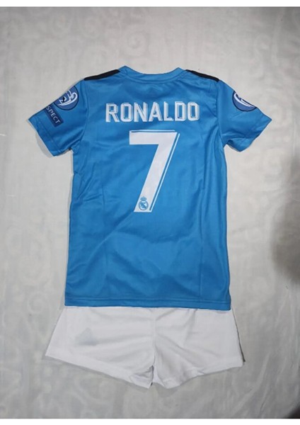Ronaldo Yeni Çocuk Futbol Forması, Özel Tasarım Nefes Alan Polyester Halısaha Forması
