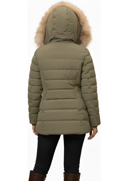 Kadın Spor Kapüşonlu Içi Peluş Mont M5306 BGL-ST04891 indirimleri