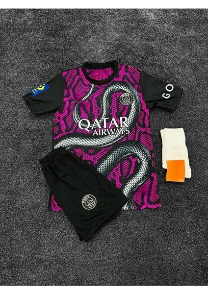Neymar Jr. Psg Özel Çocuk Konsept Forması Forma Şort Çorap 3 Lü Set