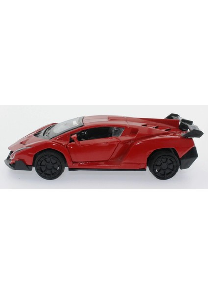 Çek Bırak Kırmızı Metal Spor Araba SL6607B