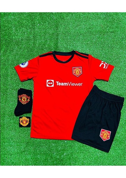 Manchester/united 2022-23 Sezonu Cristiano Ronaldo Çocuk Forması 4'lü Set (Armalı) fiyatları