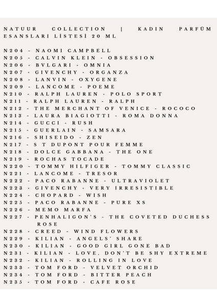 N238 Prada - Paradoxe Kadın Parfüm Esansı Esansiyel Yağ Konsantre Koku 20 ml