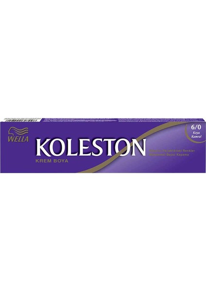 Wella Koleston Single Tüp Boya 6/0 Koyu Kumral
