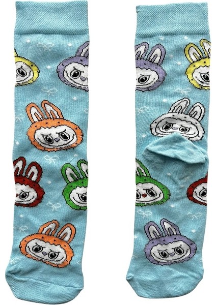 Labubu Mavi Soket Çorap