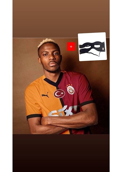 G.â.l.at.â.s.a.r.â.y 2024/25 V.î.c.t.o.r.-O.s.î.m.h.ê.n Parçalı Yetişkin Forması Maske Hediyeli fiyatları