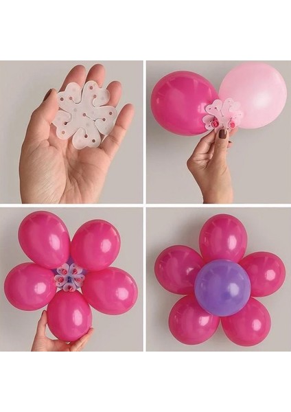 Balon Çiçek Yapma Aparatı Büyük Boy 8 cm Pk:6