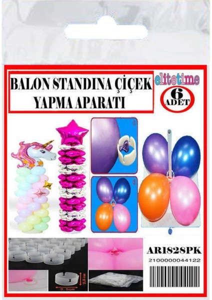 Balon Çiçek Yapma Aparatı Büyük Boy 8 cm Pk:6 fiyatları