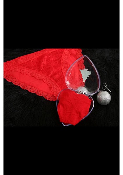 Kadın Yılbaşı Kırmızı Slip fırsatları