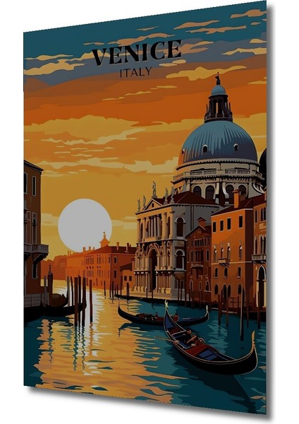 Venedik Gün Batımı Ahşap Mdf Dekoratif Ev/işyeri Duvar Tablo Dikdörtgen Ev/işyeri Duvar Tablo fiyatları