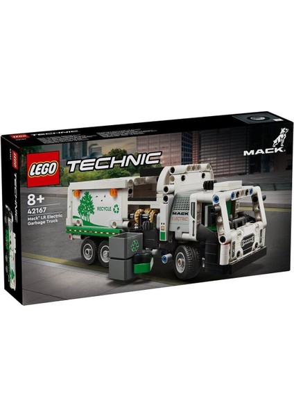 42167 Lego® Technic Mack® Lr Electric Çöp Kamyonu 503 Parça +8 Yaş