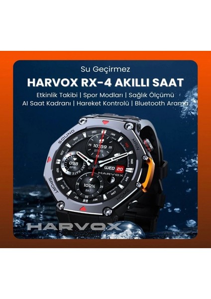 Novarexglobal Rx-4 Akıllı Saat 1.45’’ IPS Ekran Kan Basıncı Oksijen Ölçer Bluetooth 5.1 Manyetik Şarj – Ios ve Android Uyumlu fırsatları