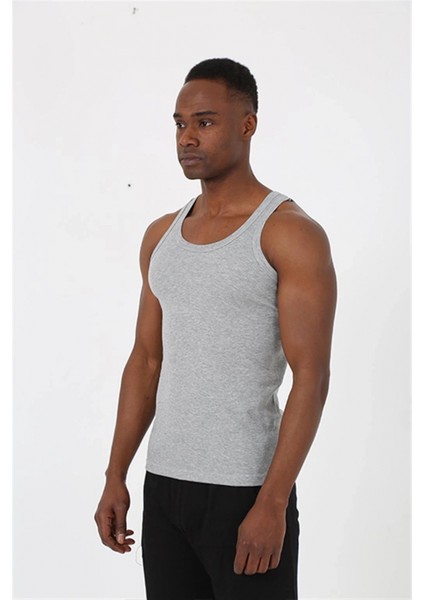 Erkek Gri Sporcu Ribana Atlet modelleri