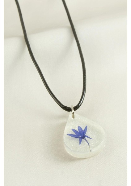 Peygamber Çiçeği Damla Epoksi Kolye