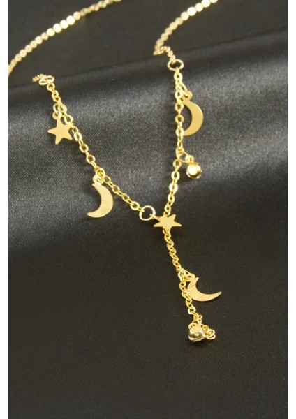 Yıldız Hilal Y Kolye