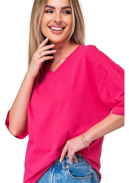 Pembe Kısa Kol Halı Saha Antreman Forması