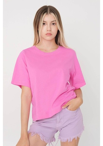 Pembe Kısa Kol Halı Saha Antreman Forması