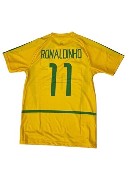 Brezilya Milli Takımı Sarı Ronaldınho Retro Yetişkin Futbol Forması fiyatları