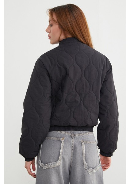 Su Yolu Kapitone Hakim Yaka Bomber Mont