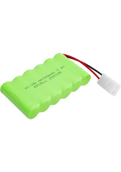 Efcell 7.2 Volt 700MAH Ni-Mh 2 Pin Tamiya Soketli 6'lı Oyuncak Araba Pili