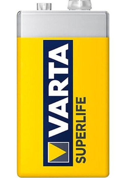 Superlife Çinko 9 Volt Pil (12'li Paket)