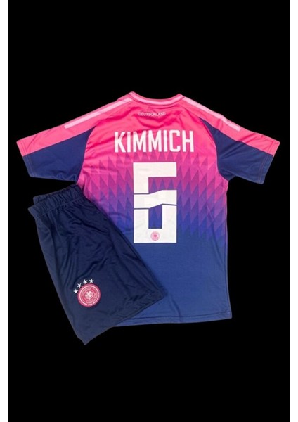 Almanya Milli Takımı Kımmıch Yeni Sezon Deplasman Pembe Çocuk Forması 4lü Set