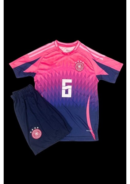 Almanya Milli Takımı Kımmıch Yeni Sezon Deplasman Pembe Çocuk Forması 4lü Set fiyatları