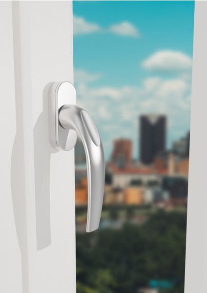 Pencere Kolu Ekonomik Beyaz PencereKolu