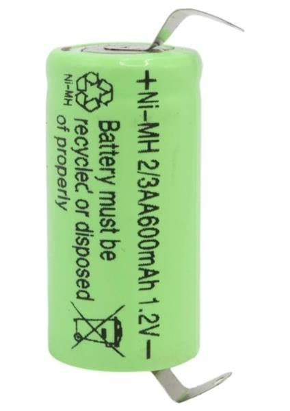 PM-17934 1.2 Volt 600MAH Nı-Mh 2/3AA Şarj Edilebilir Puntalı 14280 Lityum Pil