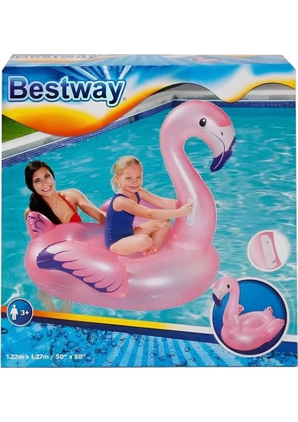 Bfs Bestway Tutmalı Flamingo Binici 127 x 127 cm indirimleri