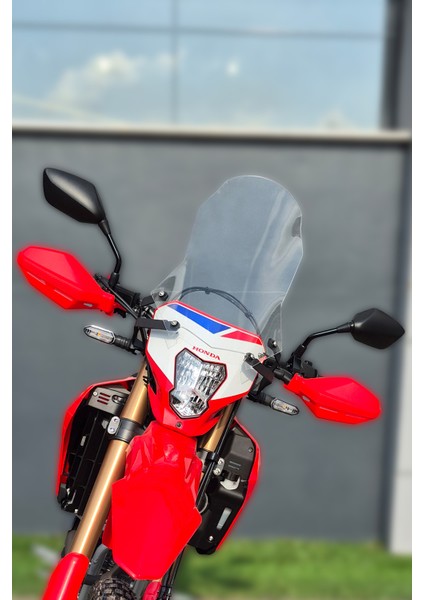 Honda Crf 250L Uyumlu Ön Siperlik – Tur Camı (2023–2025) Ultra Şeffaf ve Füme Renklerde modelleri