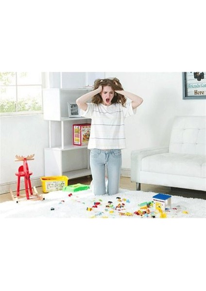 Pratik Taşınabilir Pembe Oyuncak Toplama Örtüsü Oyun Parkı Hurcu (4915)