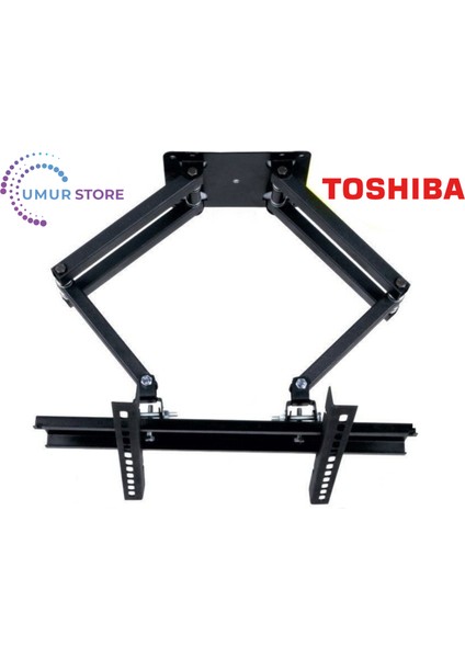 55UV3463DT 55" Uydu Alıcılı 4K Ultra Hd Smart Vidaa 32”- 55” Inç / 82-140 Ekran LCD LED Tv Çift Kollu Hareketli Duvar Askı Aparatı