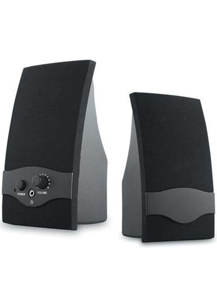 Snopy Sn-84 1+1 Siyah USB Hoparlör - Speaker (2*2 Watt - 4 Ohm)