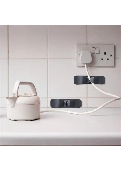 Buffer 6'lı Pratik Kablo Toparlayıcı Yapışkanlı Klips Mutfak Air Fryer Kettle Kahve Tost Makinası fiyatları