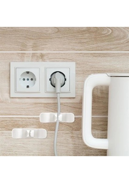 Buffer 6'lı Pratik Kablo Toparlayıcı Yapışkanlı Klips Mutfak Air Fryer Kettle Kahve Tost Makinası modelleri