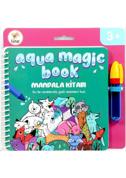 Aqua Magic Book Eğlenelim Mandala(Sihirli Boyama Kitabı)